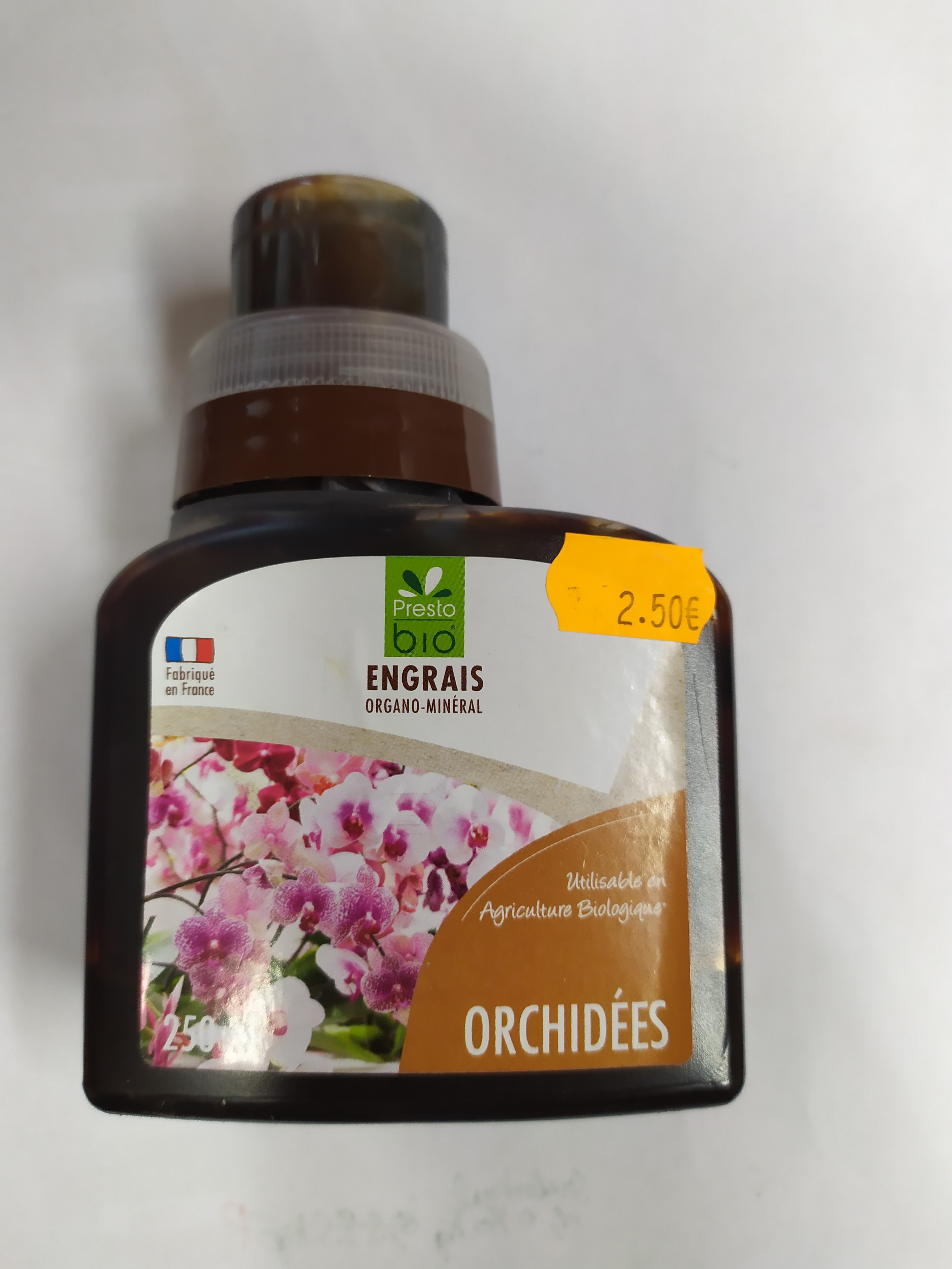 ENGRAIS ORCHIDEE/CACTUS/BONSAI 250 ML