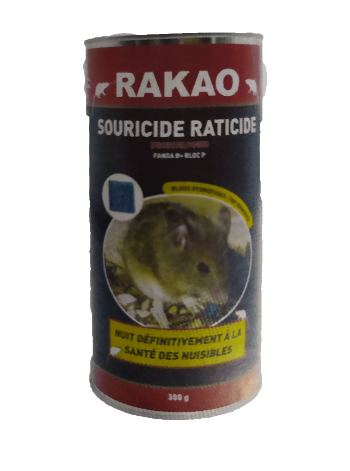 RATS SOURIS BLOCS - BRODIFACOUM 300G - RAKAO
