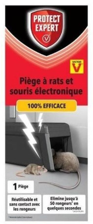 Piège électronique rats et souris Protect Expert