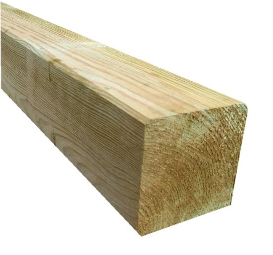 EcoTimber Bamboo Lumber 4x4 Post- 12ft