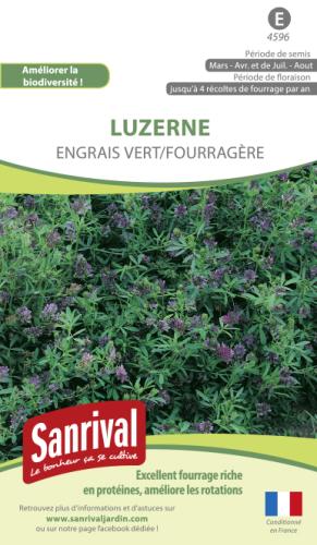 LUZERNE - ENGRAIS VERT/PLANTE FOURRAGERE 200 GR